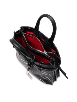 Lancel A14025 - CUIR DE VACHETTE - NOIR sac porté main s lancel faubourg animation Sacs à mains