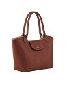 Longchamp 10346HYZ - CUIR DE VACHETTE - BR sac shopping longchamp épure sac-a-main-shopping-toile-ou-cuir