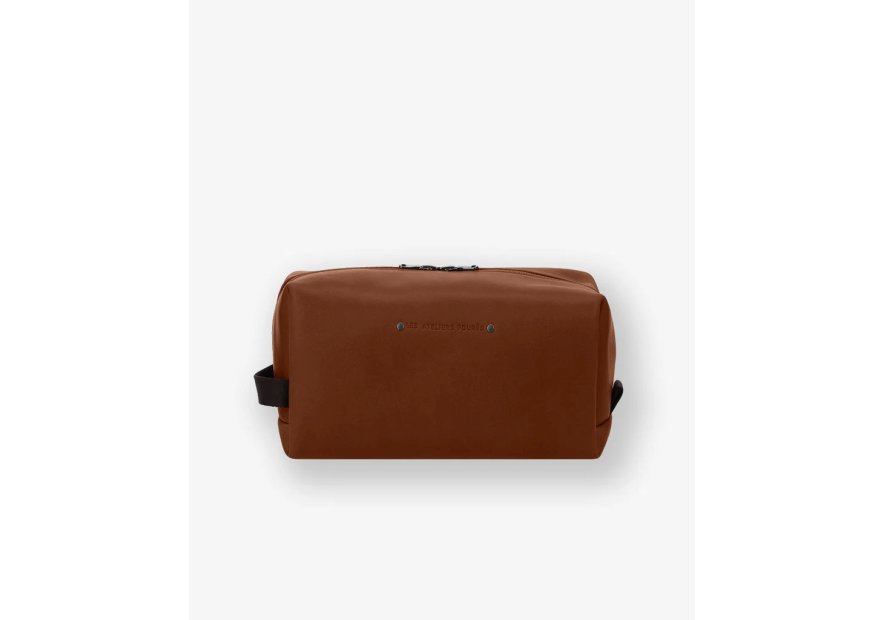 Les Ateliers Foures 9815 - CUIR DE VACHETTE - FAUVE trousse de toilette cuir fourès baroudeur Trousses de toilette