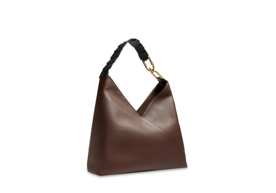 Lancel A12510 - CUIR DE VACHETTE - NOIX sac hobo lancel pagode Sacs à mains