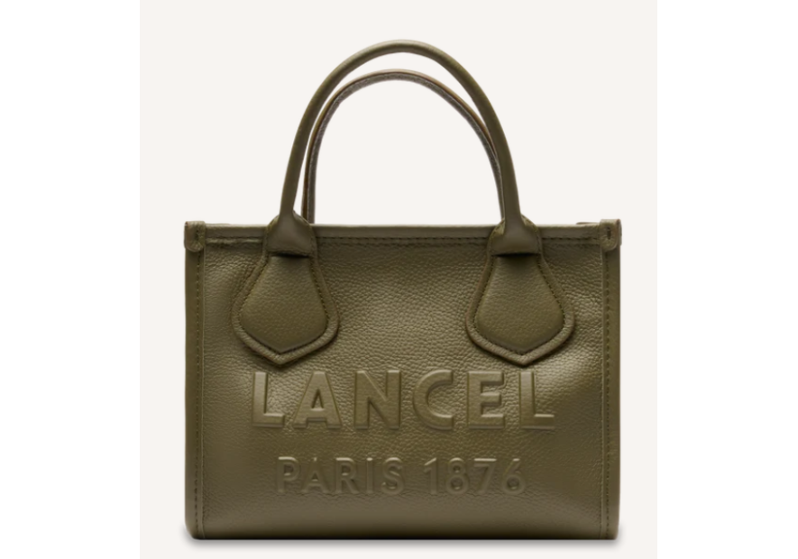 Lancel A12995 - CUIR DE VACHETTE - KAKI sac cabas lancel jour de lancel Sacs à mains