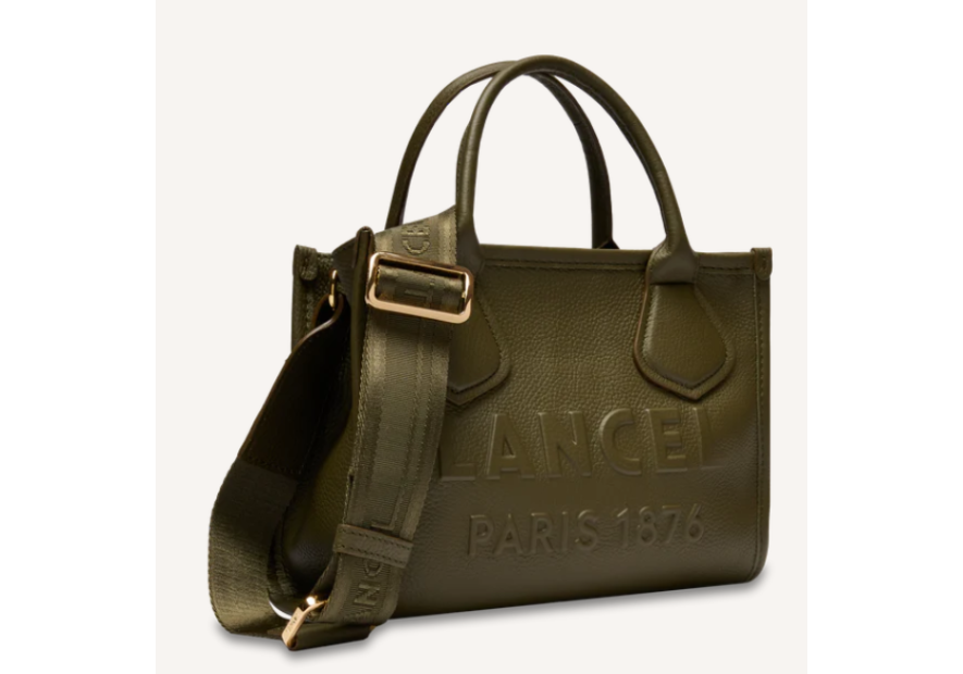 Lancel A12995 - CUIR DE VACHETTE - KAKI sac cabas lancel jour de lancel Sacs à mains