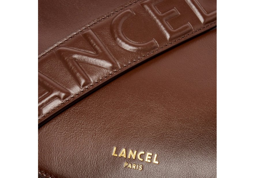Lancel A13313 - CUIR DE VACHETTE - NOIX sac hobo s lancel origami Sacs à mains