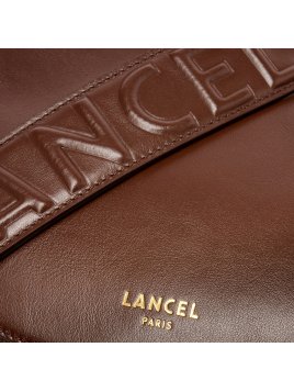 Lancel A13313 - CUIR DE VACHETTE - NOIX sac hobo s lancel origami Sacs à mains