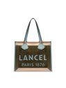 Lancel A13369 grand sac shopping a4 animation collors lancel sac-a-main-shopping-toile-ou-cuir