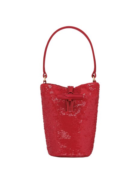 Longchamp 10348HIP - POLYESTER/CUIR - ROUG sac mini seau longchamp le roseau sparkling sacs-a-mains