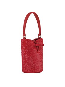 Longchamp 10348HIP - POLYESTER/CUIR - ROUG sac mini seau longchamp le roseau sparkling Sacs à mains