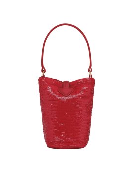 Longchamp 10348HIP - POLYESTER/CUIR - ROUG sac mini seau longchamp le roseau sparkling Sacs à mains