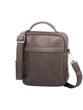 Gerard Henon 7110 - CUIR DE VACHETTE - CHOCOL sac homme à poignée vintage
