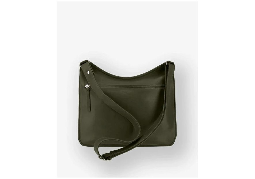 Les Ateliers Foures B359 - CUIR DE VACHETTE - KAKI sac bandoulière gibecière fourès baroudeuse Sacs à mains