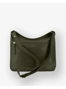 Les Ateliers Foures B359 - CUIR DE VACHETTE - KAKI sac bandoulière gibecière fourès baroudeuse Sacs à mains