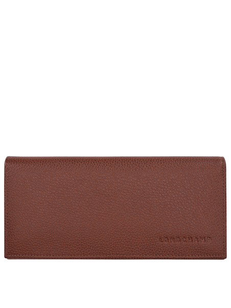 Longchamp 30050021 - CUIR DE VACHETTE - CA portefeuille long à rabat longchamp le foulonné complet