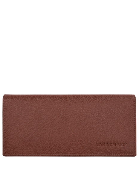 Longchamp 30050021 - CUIR DE VACHETTE - CA portefeuille long à rabat longchamp le foulonné complet