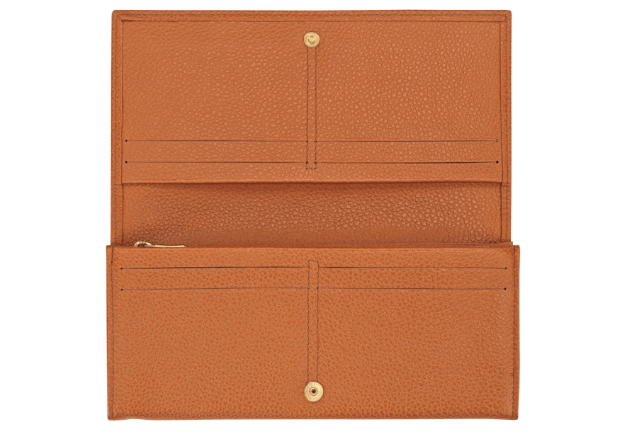 Longchamp 30050021 - CUIR DE VACHETTE - AM portefeuille long à rabat longchamp le foulonné complet