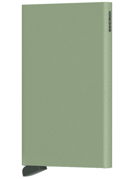 Secrid CP - ALUMINIUM - PISTACHE secrid cardprotector porte carte porte-cartes