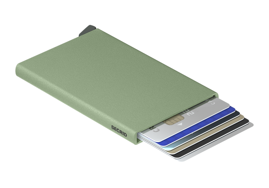Secrid CP - ALUMINIUM - PISTACHE secrid cardprotector porte carte porte cartes