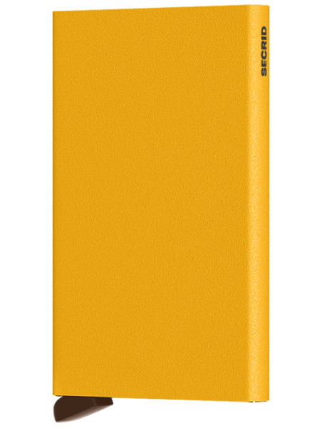 Secrid CP - ALUMINIUM - OCHRE secrid cardprotector porte carte porte cartes
