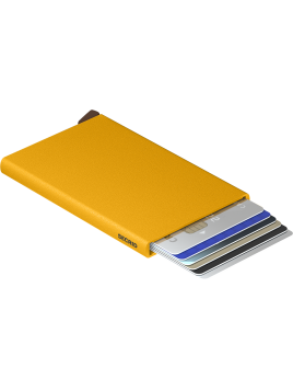 Secrid CP - ALUMINIUM - OCHRE secrid cardprotector porte carte porte cartes