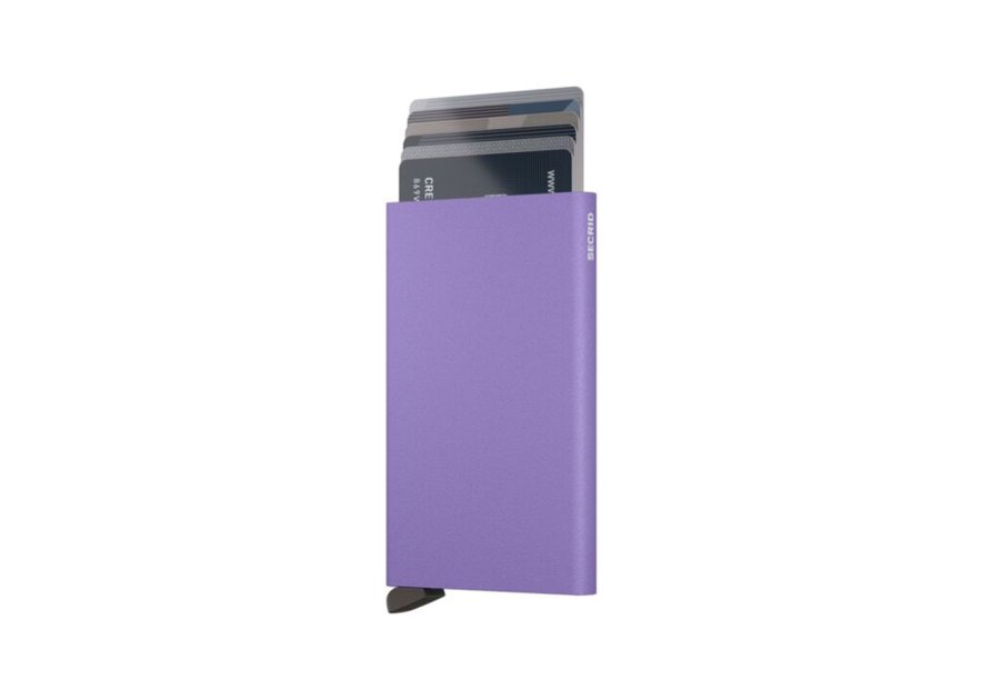Secrid CP - ALUMINIUM - LILAC secrid cardprotector porte carte porte cartes