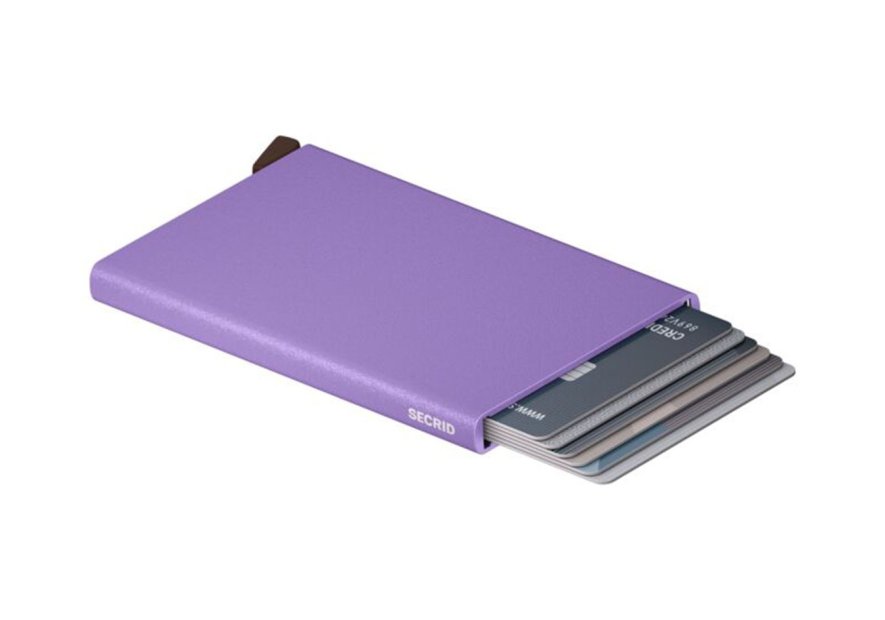 Secrid CP - ALUMINIUM - LILAC secrid cardprotector porte carte porte cartes