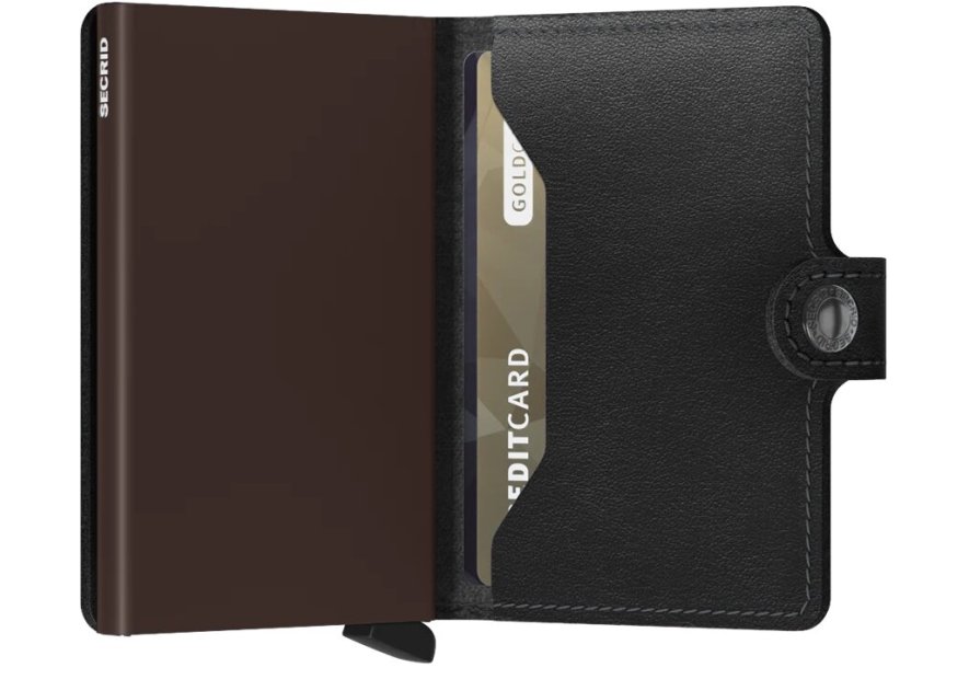 Secrid M - CUIR DE VACHETTE - BLACK-BRO porte cartes miniwallet original porte cartes