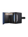 Secrid M - CUIR DE VACHETTE - NOIR/NAVY porte cartes miniwallet original porte-cartes