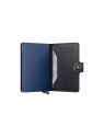 Secrid M - CUIR DE VACHETTE - NOIR/NAVY porte cartes miniwallet original porte-cartes