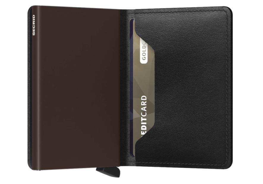 Secrid SO - CUIR DE VACHETTE - BLACK/ B porte cartes slimwallet porte cartes