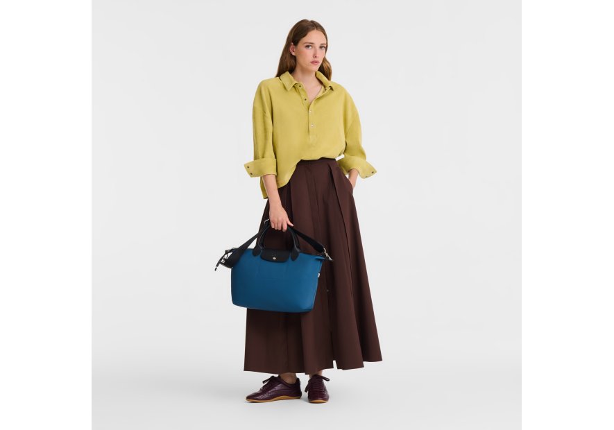 Longchamp 1515HSR - POLYAMIDE RECYCLÉ/CUIR sac à main l longchamp le pliage energy Sacs à mains