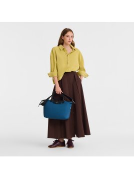 Longchamp 1515HSR - POLYAMIDE RECYCLÉ/CUIR sac à main l longchamp le pliage energy Sacs à mains