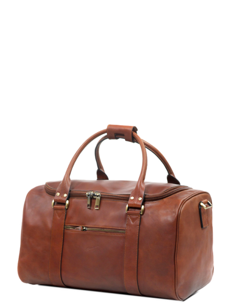 Gerard Henon 5289 - CUIR DE VACHETTE - MARRON Sac de voyage "Plombier" Sacs de voyage