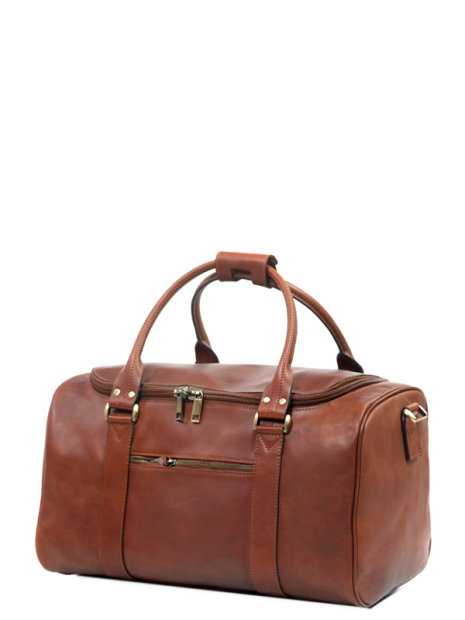 Gerard Henon 5289 - CUIR DE VACHETTE - MARRON Sac de voyage "Plombier" sacs-de-voyage