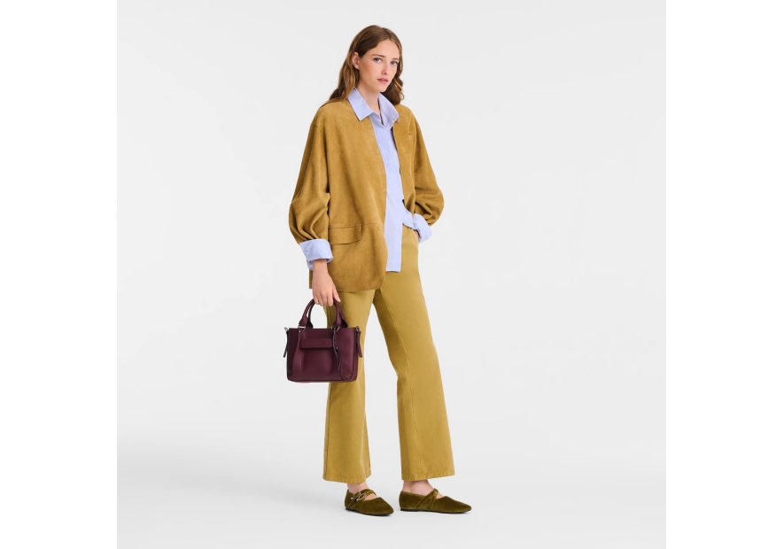 Longchamp 10197HCV - CUIR DE VEAU - BORDEA sac porté main s 3d Sacs à mains