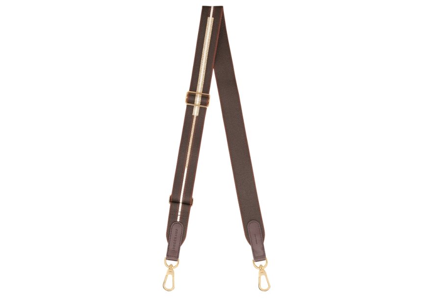 Longchamp 34224H64 - TOILE - MOKA bandoulière longchamp sangle réglable bandouliere