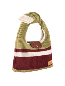 Longchamp 10303HIT - LAINE /CUIR - PISTACH sac bonnet longchamp le pliage cocooning Sacs à mains