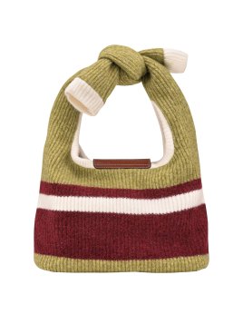 Longchamp 10303HIT - LAINE /CUIR - PISTACH sac bonnet longchamp le pliage cocooning Sacs à mains