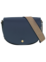 Longchamp 10296HFY - CUIR DE VEAU - MARINE sac bandoulière m épure sacs-a-mains