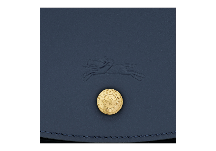 Longchamp 10296HFY - CUIR DE VEAU - MARINE sac bandoulière m épure Sacs à mains