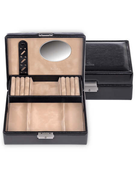 sacher 13.000 - POLYURÉTHANE - NOIR coffret bijoux sacher britta coffret bijoux