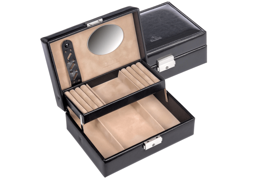 sacher 13.000 - POLYURÉTHANE - NOIR coffret bijoux sacher britta coffret bijoux