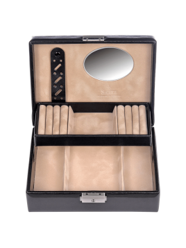 sacher 13.000 - POLYURÉTHANE - NOIR coffret bijoux sacher britta coffret bijoux