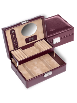 sacher 13.000 - POLYURÉTHANE - BORDEAUX coffret bijoux sacher britta coffret bijoux