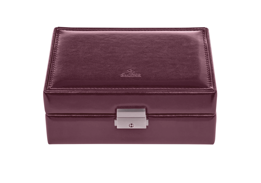sacher 13.000 - POLYURÉTHANE - BORDEAUX coffret bijoux sacher britta coffret bijoux