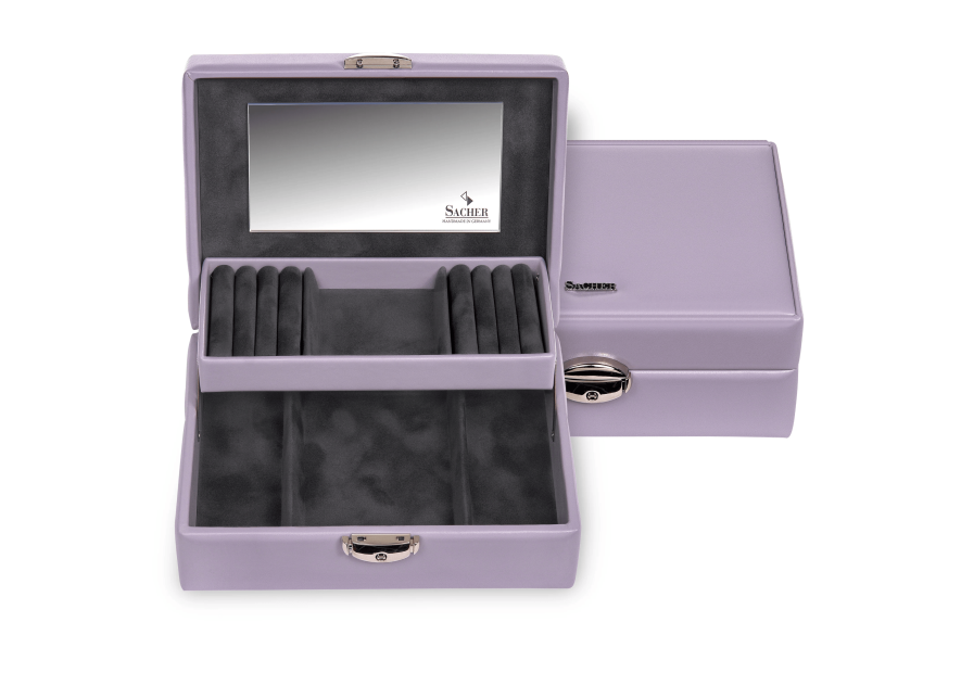 sacher 13.000 - POLYURÉTHANE - LILAS coffret bijoux sacher britta coffret bijoux