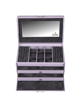 sacher 25.000 - POLYURÉTHANE - LILAS boite à bijoux sacher elly coffret bijoux