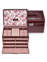 sacher 72.501 - POLYURÉTHANE - BORDEAUX coffret à bijoux xl jasmin florage coffret-bijoux