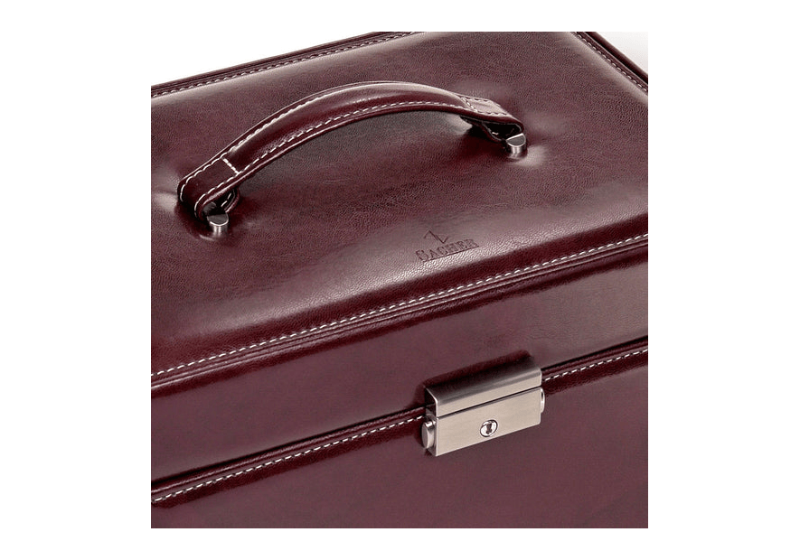 sacher 72.501 - POLYURÉTHANE - BORDEAUX coffret à bijoux xl jasmin florage coffret bijoux