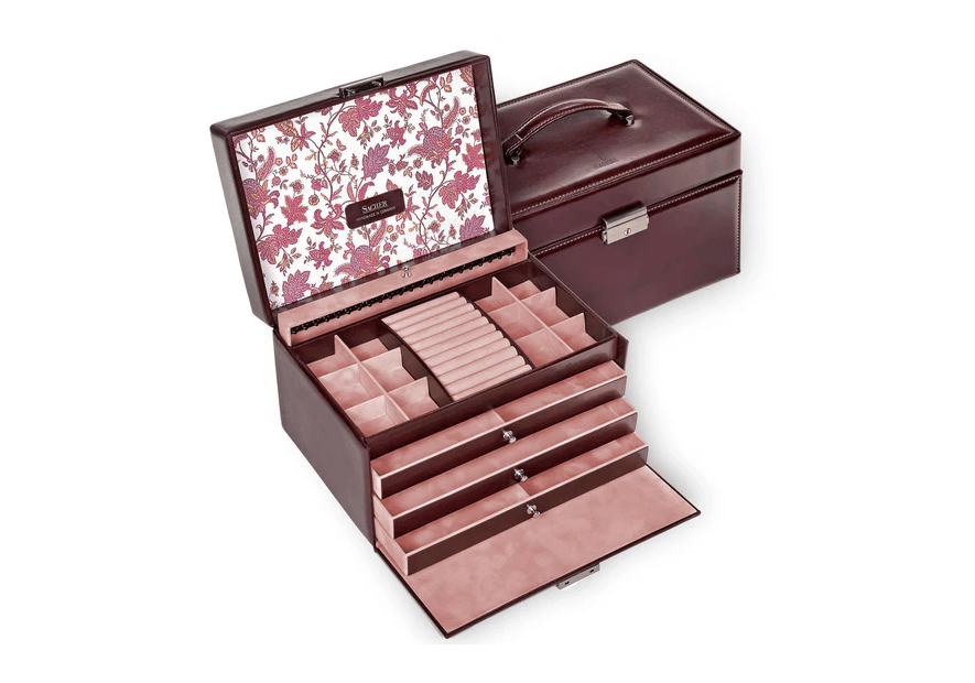 sacher 72.501 coffret à bijoux xl jasmin florage coffret bijoux