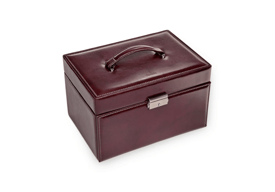 sacher 72.501 - POLYURÉTHANE - BORDEAUX coffret à bijoux xl jasmin florage coffret bijoux