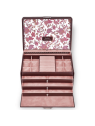 sacher 72.501 - POLYURÉTHANE - BORDEAUX coffret à bijoux xl jasmin florage coffret-bijoux